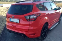 Ford Kuga/Escape 2013-2019 рр. Бокові пороги Line (2 шт., Алюміній) фото 9