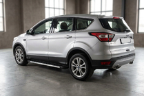 Ford Kuga/Escape 2013-2019 рр. Бокові пороги Duru (2 шт., Алюміній) фото 1