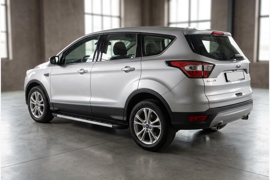 Ford Kuga/Escape 2013-2019 рр. Бокові пороги Duru (2 шт., Алюміній) Image