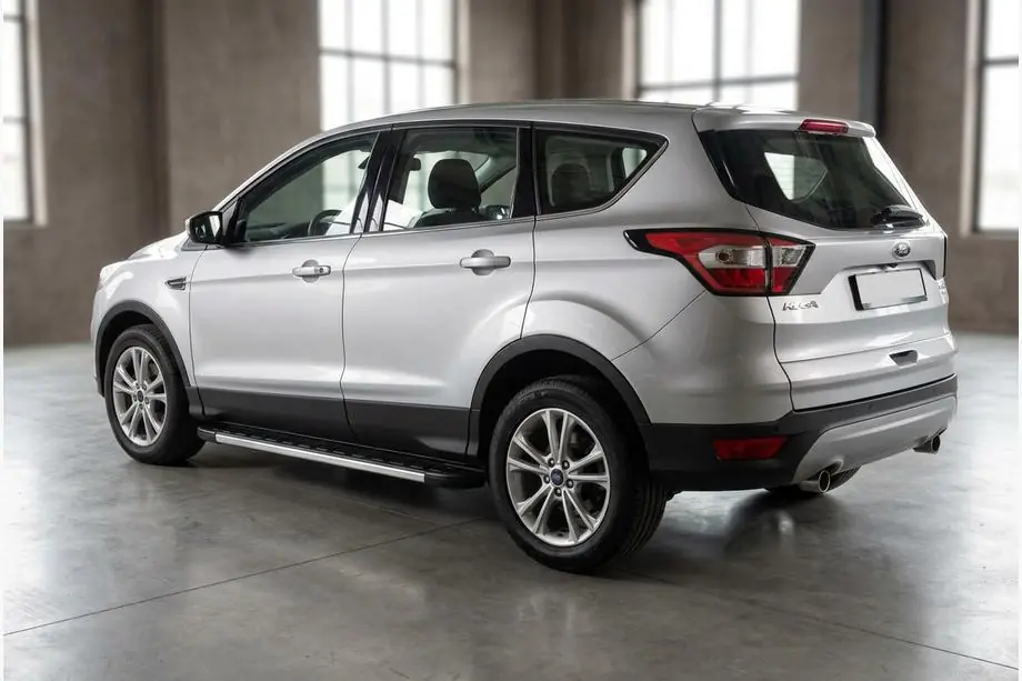 Ford Kuga/Escape 2013-2019 рр. Бокові пороги Duru (2 шт., Алюміній) Image
