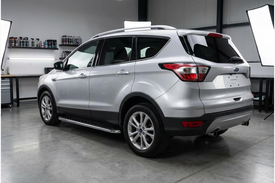 Ford Kuga/Escape 2013-2019 рр. Бокові пороги Maydos V1 (2 шт., Алюміній ↗ нерж) Image