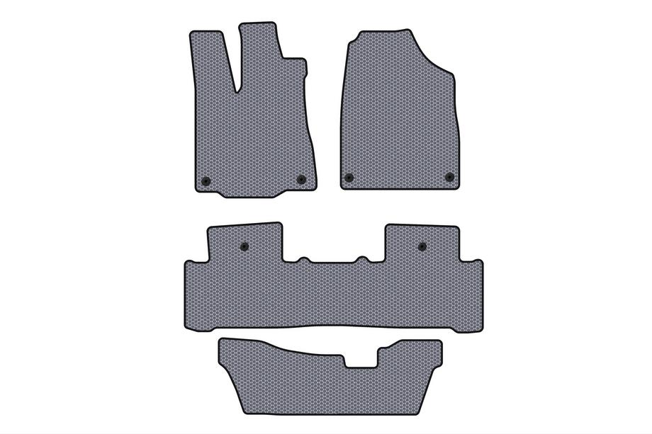 Acura MDX 2013-2020 рр. Гумові килимки Carsuit (3 ряди, сірий) Фото 1