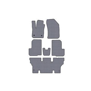 Гумові килимки Carsuit (3 ряди, 7-ми місний, сірий) Dacia Lodgy 2012-2022 рр. фото 1