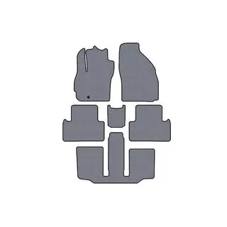Гумові килимки Carsuit (3 ряди, 7-ми місний, сірий) фото 1