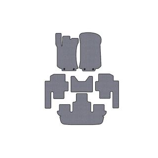Гумові килимки Carsuit (3 ряди, сірий) Mercedes R-class W251 2005-2017 рр. фото 1