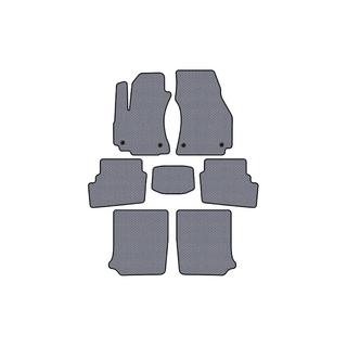 Гумові килимки Carsuit (3 ряди, 2003-2005, 7-ми місний, сірий) Opel Zafira A 1998-2005 рр. фото 1