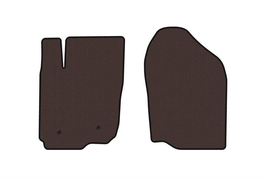 Toyota Rav 4 2013-2018 рр. Гумові килимки Carsuit (Коричневий) Фото 1