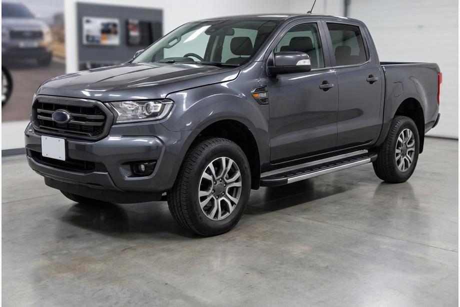 Ford Ranger 2011-2022 рр. Бокові пороги Duru (2 шт., Алюміній) Image