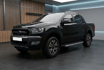 Ford Ranger 2011-2022 рр. Бокові пороги Fullmond (2 шт, алюм.) фото 1