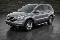 Honda CRV 2007-2011 рр. Бокові пороги Sunrise (2 шт., Алюміній) фото 1