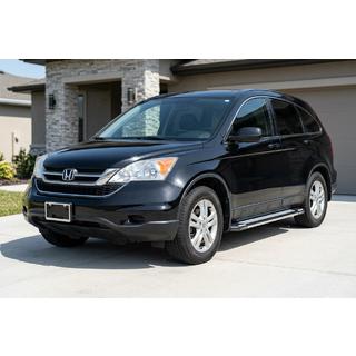 Бокові пороги Rainbow (2 шт., Алюміній) Honda CRV 2007-2011 рр. фото 1