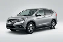 Honda CRV 2012-2016 рр. Бокові пороги Bosphorus Black (2 шт., Алюміній) фото 1