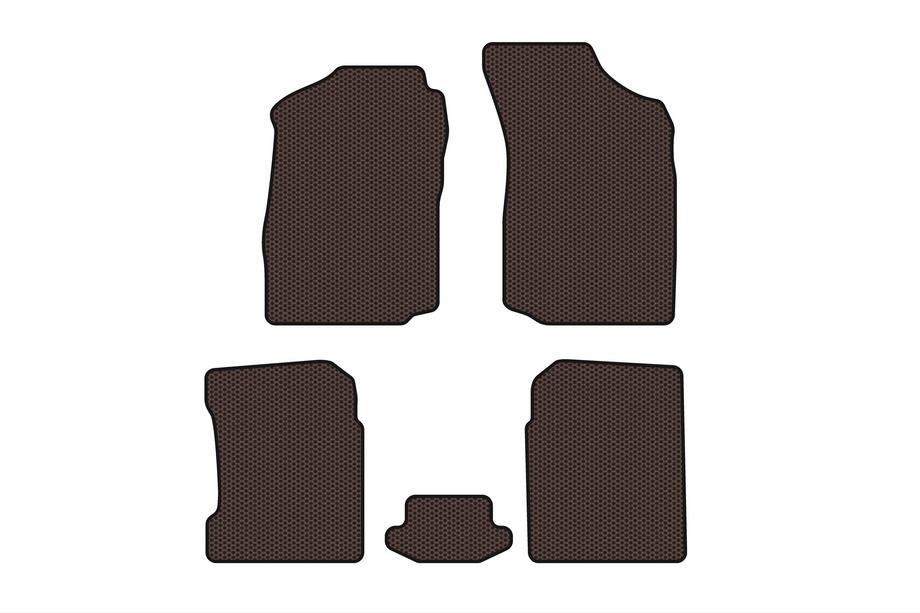 Chery Amulet 2003-2014 рр. Гумові килимки Carsuit (Коричневий) Фото 1