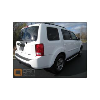 Бокові пороги Fullmond (2 шт., Алюм.) Honda Pilot 2008-2015 рр. фото 2