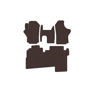 Гумові килимки Carsuit (2004-2007, 2 ряди, 8-ми місний, коричневий) Hyundai H200, H1, Starex 1998-2007 рр. фото 1