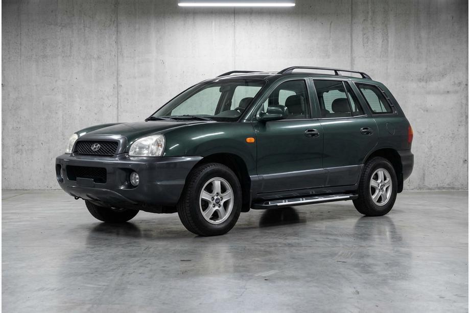Hyundai Santa Fe 1 2000-2006 рр. Бокові пороги Sunrise (2 шт., Алюміній) Фото 1