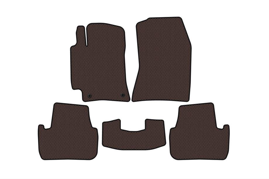 Lexus IS 1998-2005 рр. Гумові килимки Carsuit (Коричневий) Фото 1