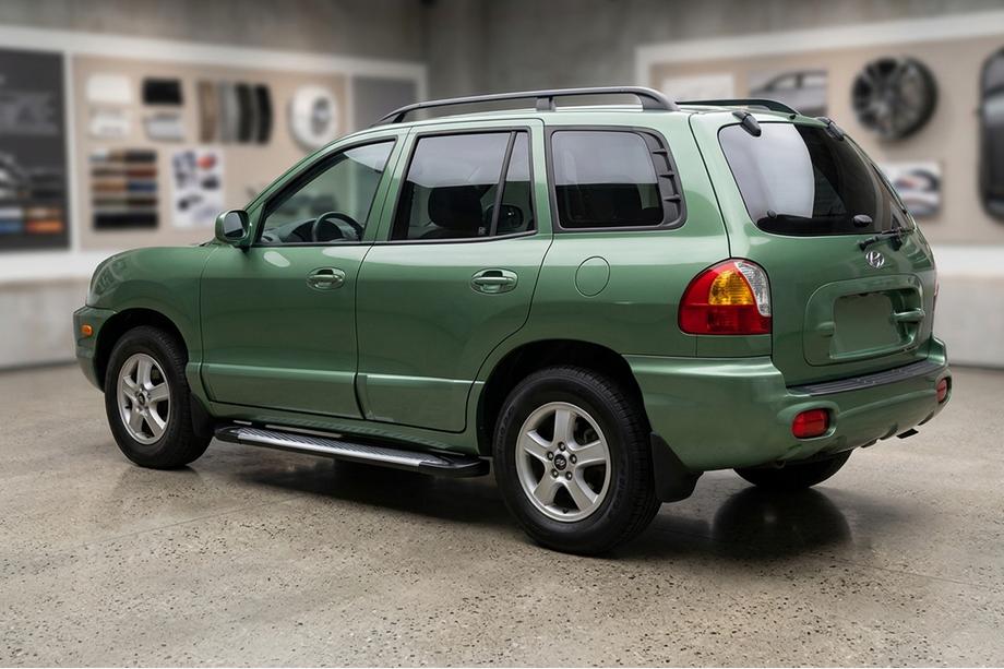 Hyundai Santa Fe 1 2000-2006 рр. Бокові пороги Line (2 шт., Алюміній) Image