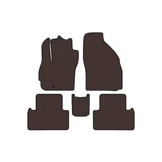 Гумові килимки Carsuit (2 ряди, 7-ми місний, коричневий) фото 1