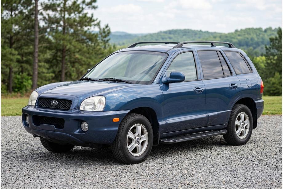 Hyundai Santa Fe 1 2000-2006 рр. Бокові пороги RedLine Black (2 шт., Алюміній) Image
