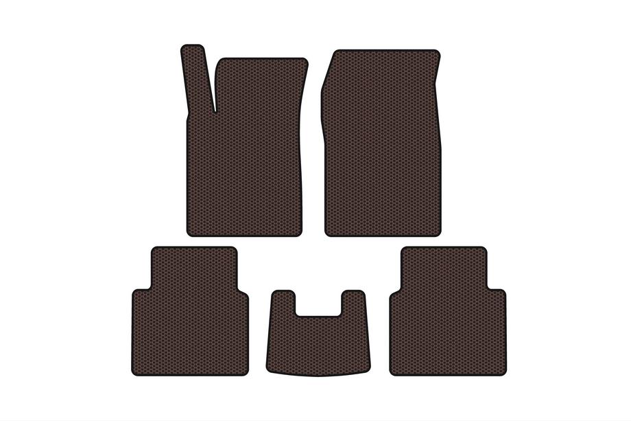 Opel Signum 2003-2008 рр. Гумові килимки Carsuit (HB, коричневий) Фото 1