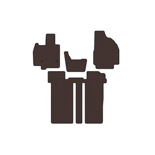 Гумові килимки Carsuit (2 ряди, 6-ти місний, коричневий) фото 1
