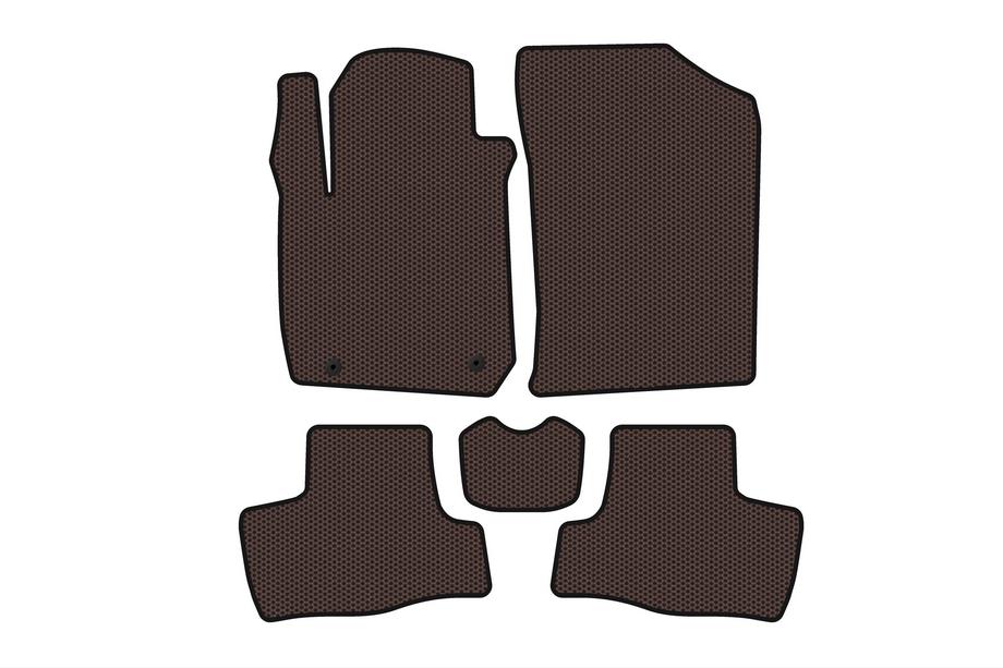 BYD F0 2008-2014 рр. Гумові килимки Carsuit (Коричневий) Фото 1