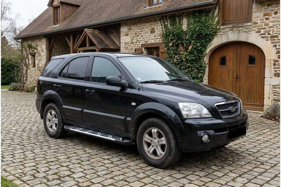 Kia Sorento I BL 2002-2009 рр. Бокові пороги Sunrise (2 шт., Алюміній) Image