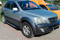 Kia Sorento I BL 2002-2009 рр. Бокові пороги RedLine V1 (2 шт., Алюміній) фото 1