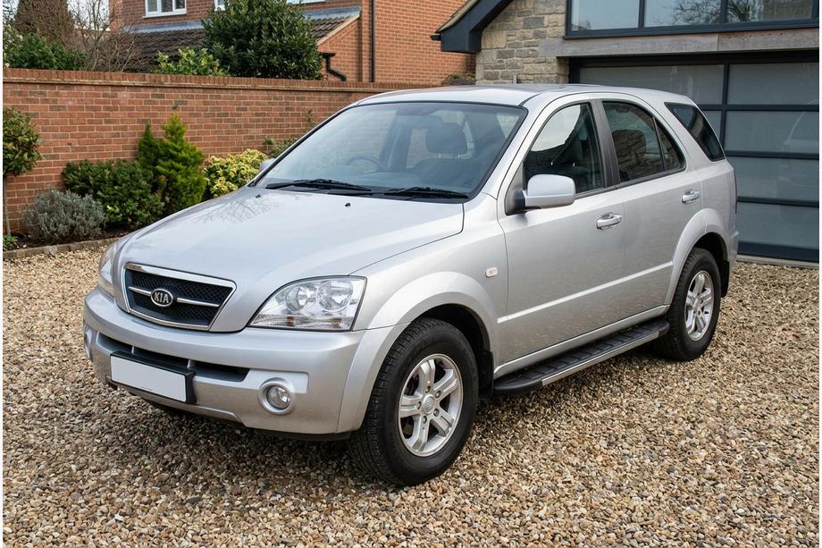 Kia Sorento I BL 2002-2009 рр. Бокові пороги Duru (2 шт., Алюміній) Image