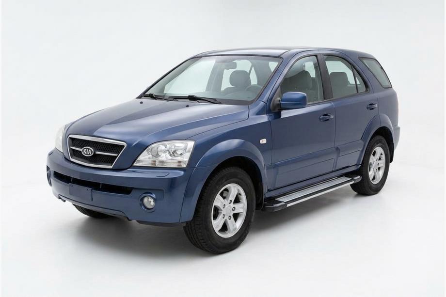 Kia Sorento I BL 2002-2009 рр. Бокові пороги Rainbow (2 шт., Алюміній) Image