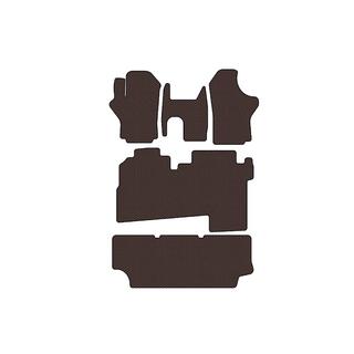 Гумові килимки Carsuit (2004-2007, 3 ряди, 8-ми місний, коричневий) Hyundai H200, H1, Starex 1998-2007 рр. фото 1