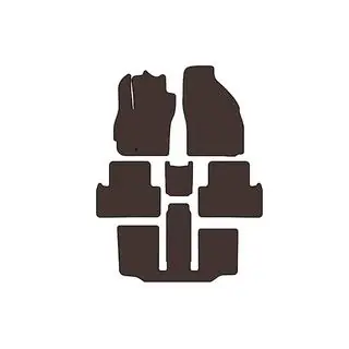 Гумові килимки Carsuit (3 ряди, 7-ми місний, коричневий) фото 1