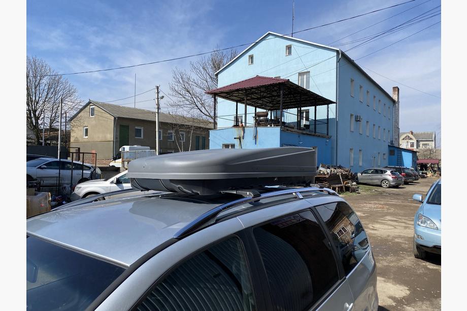 Уцінка! Авто бокс двосторонній KX сірий мат (520 л) Image