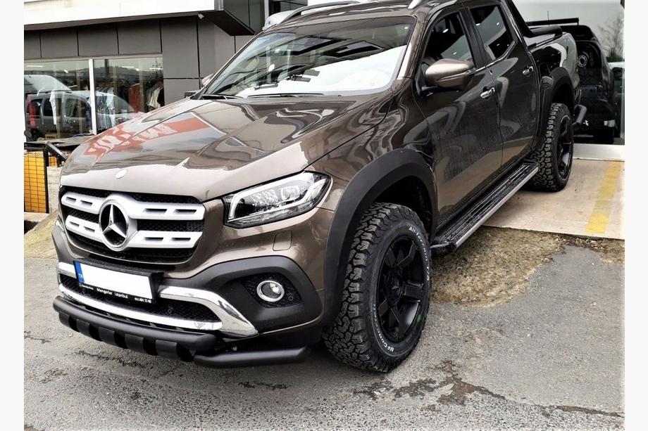 Mercedes X class 2017-2020 рр. Передній вус Gronder (чорний, 70мм) Фото 1
