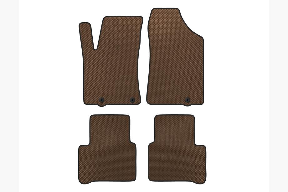 Nissan Teana 2014- рр. Килимки EVA (SD, коричневий) Image