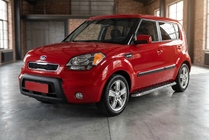 Kia Soul I 2008-2013 рр. Бокові пороги Maydos V1 (2 шт., Алюміній ↗ нерж) фото 1