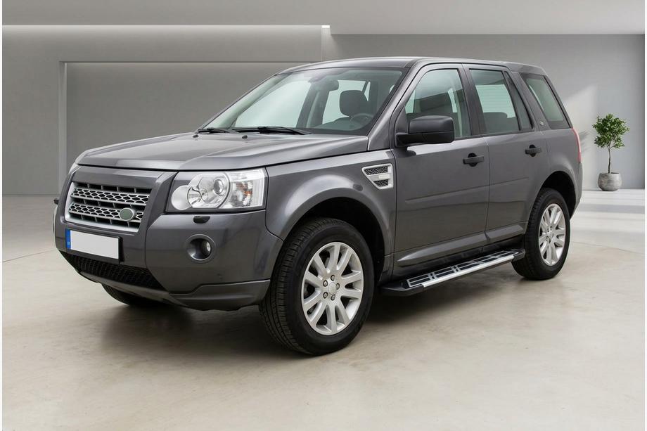 Land Rover Freelander II 2006-2014 рр. Бокові пороги Sunrise (2 шт., Алюміній) Фото 1