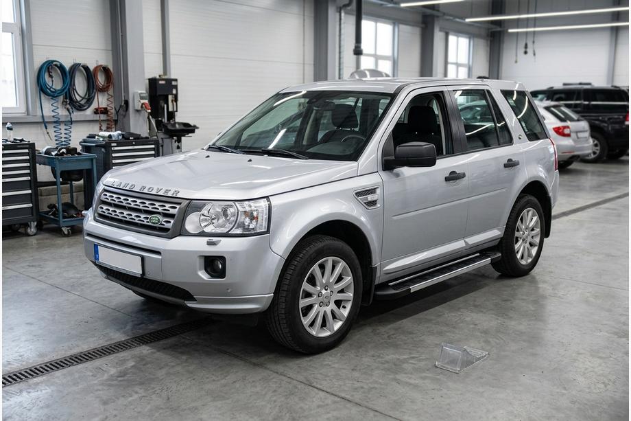 Land Rover Freelander II 2006-2014 рр. Бокові пороги RedLine V1 (2 шт., Алюміній) Image
