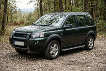 Land Rover Freelander I 1997-2006 рр. Бокові пороги Maydos V1 (2 шт., Нерж) фото 1