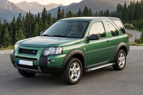 Land Rover Freelander I 1997-2006 рр. Бокові пороги Line (2 шт., Алюміній) фото 1