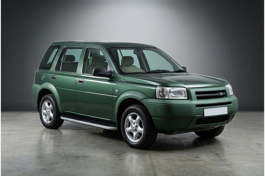 Land Rover Freelander I 1997-2006 рр. Бокові пороги Tayga Grey (2 шт., алюміній) Фото 1