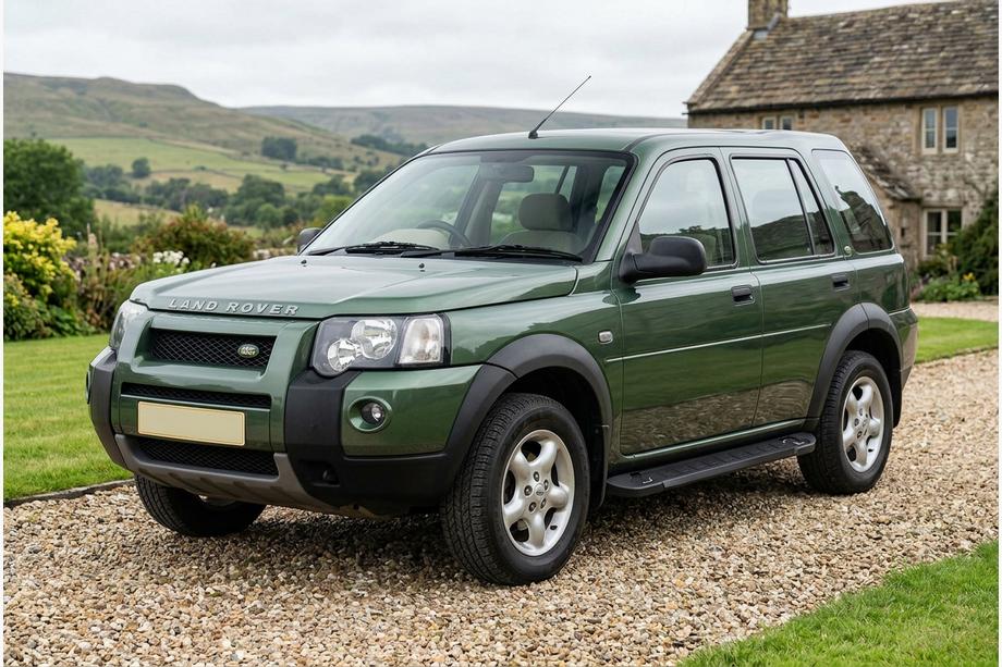 Land Rover Freelander I 1997-2006 рр. Бокові пороги RedLine Black (2 шт., Алюміній) Image