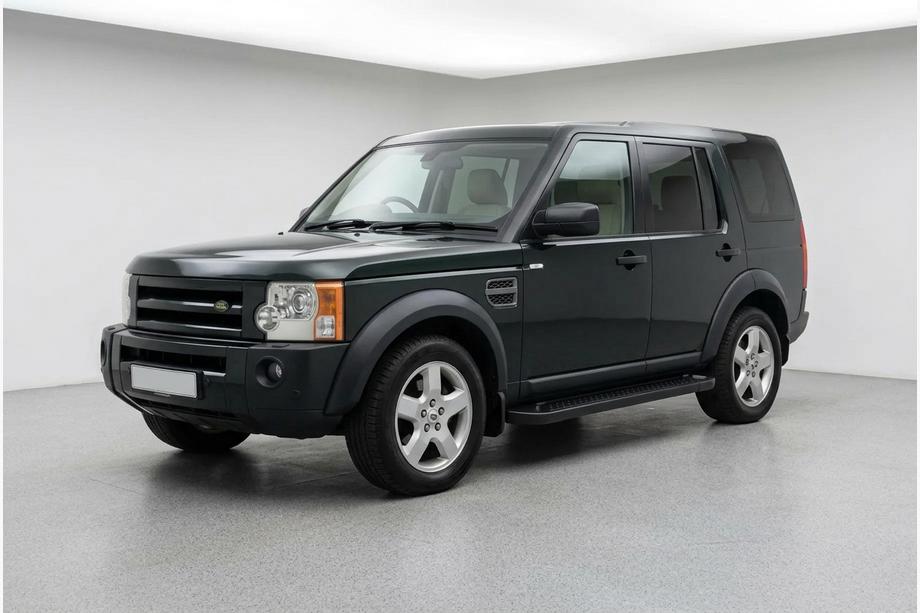 Land Rover Discovery III 2004-2009 рр. Бокові пороги Allmond Black (2 шт., Алюміній) Фото 1