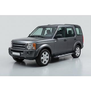 Бокові пороги Sunrise (2 шт., Алюміній) Land Rover Discovery III 2004-2009 рр. фото 1