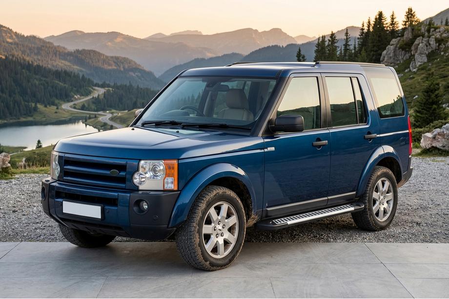 Land Rover Discovery III 2004-2009 рр. Бокові пороги Line (2 шт., Алюміній) Image