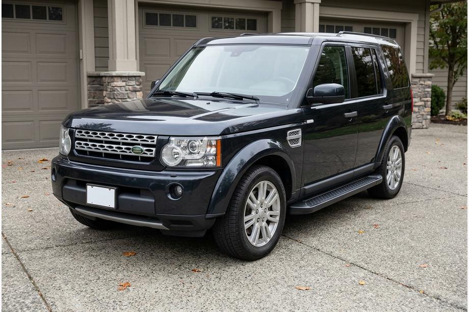 Land Rover Discovery IV 2009-2017 рр. Бокові пороги Allmond Black (2 шт., Алюміній) Image