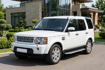 Land Rover Discovery IV 2009-2017 рр. Бокові пороги Duru (2 шт., Алюміній) фото 1