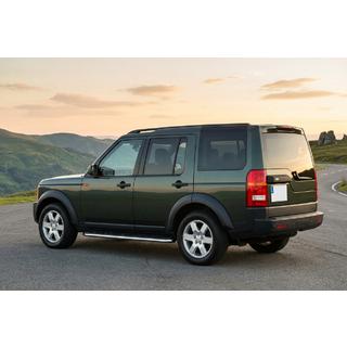 Бокові пороги Maydos V1 (2 шт., Алюміній ↗ нерж) Land Rover Discovery IV 2009-2017 рр. фото 1