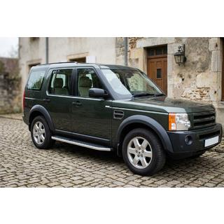 Бокові пороги Tayga Grey (2 шт., алюміній) Land Rover Discovery IV 2009-2017 рр. фото 1